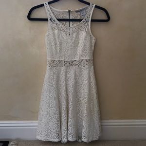 Off White Skater Dress